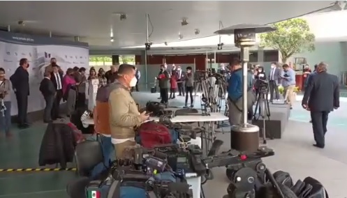 Abandonan Periodistas Conferencia de Prensa de Senadores Morenistas