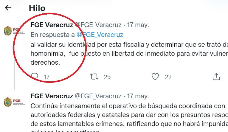 Veracruz/ ‘Usted disculpe’: Liberan a hombre detenido por asesinato de periodistas